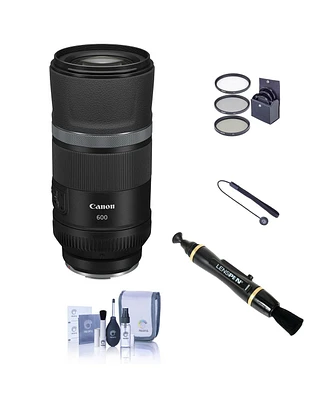 Canon Rf 600mm f/11 Is Stm Lens, Bundle with ProOptic 82mm Filter Kit, Cleaning Kit, Lens Cleaner, Lens Cap Tether