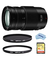 Panasonic Panasonic Lumix G Ii Vario 100-300mm f/4.0-5.6 Lens, Mirrorless Micro Four Thirds, Power O.i.s. Bundle Hoya Nxt Plus 58mm 10-Layer Hmc Multi