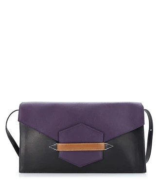 Pre-Owned Hermes Medium Faco Shoulder Bag Evercolor