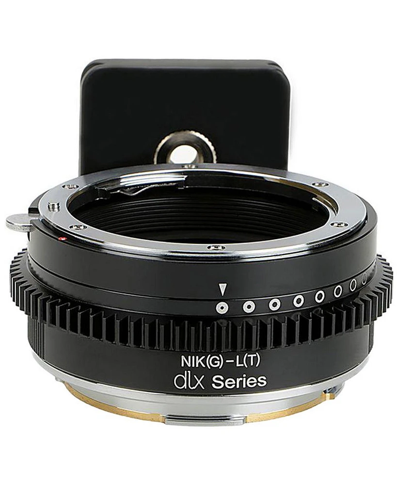 Fotodiox Pro Lens Mount Adapter for Nikon F Mount G-Type D/Slr Lens to Leica L-Mount (T-Mount) Camera Body