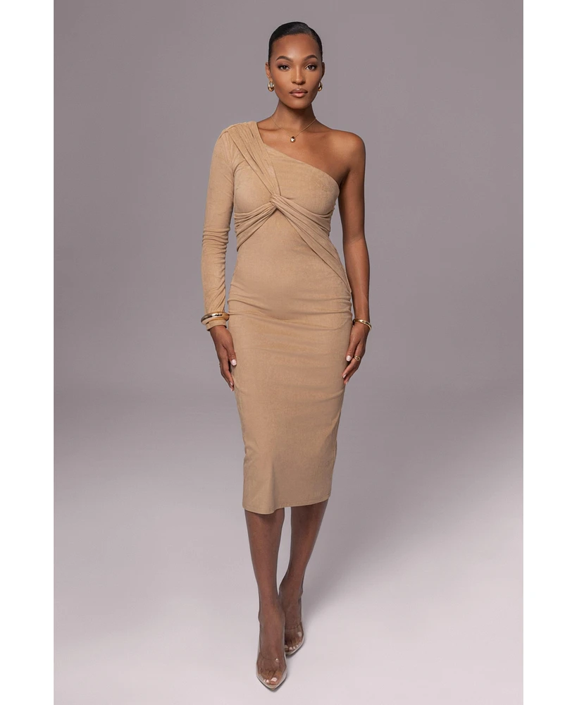 Dayanna Suede Midi Dress