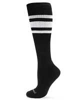 Men's Striped Athletic Cushion Sole Compression Knee Sock WFC1520-1101