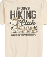 Airwaves Men's Peanuts Snoopy Hiking Club Short Sleeve T-Shirt