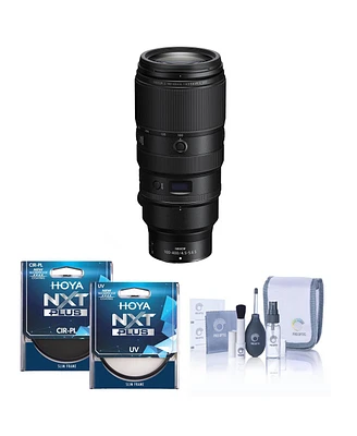 Nikon Nikkor Z 100-400mm f/4.5-5.6 Vr S Lens, Bundle with Hoya Nxt Plus 77mm Uv+Cpl Filter Kit, Cleaning Kit