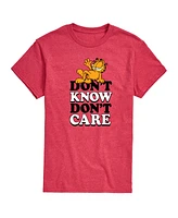 Airwaves Men's Garfield Don't Know Care Short Sleeve T-Shirt