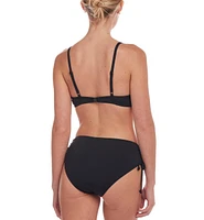 Lascana Women's Side Tie Lace Trim Bikini Swimsuit Bottom