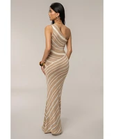 Jluxlabel Women's Sanibel Ruched Maxi Knit Dress