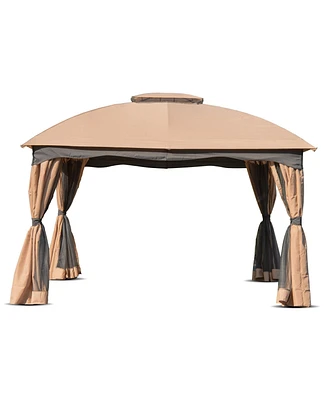 Patio Canopy Double Vented Heavy Duty Steel Gazebo