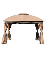 Patio Canopy Double Vented Heavy Duty Steel Gazebo