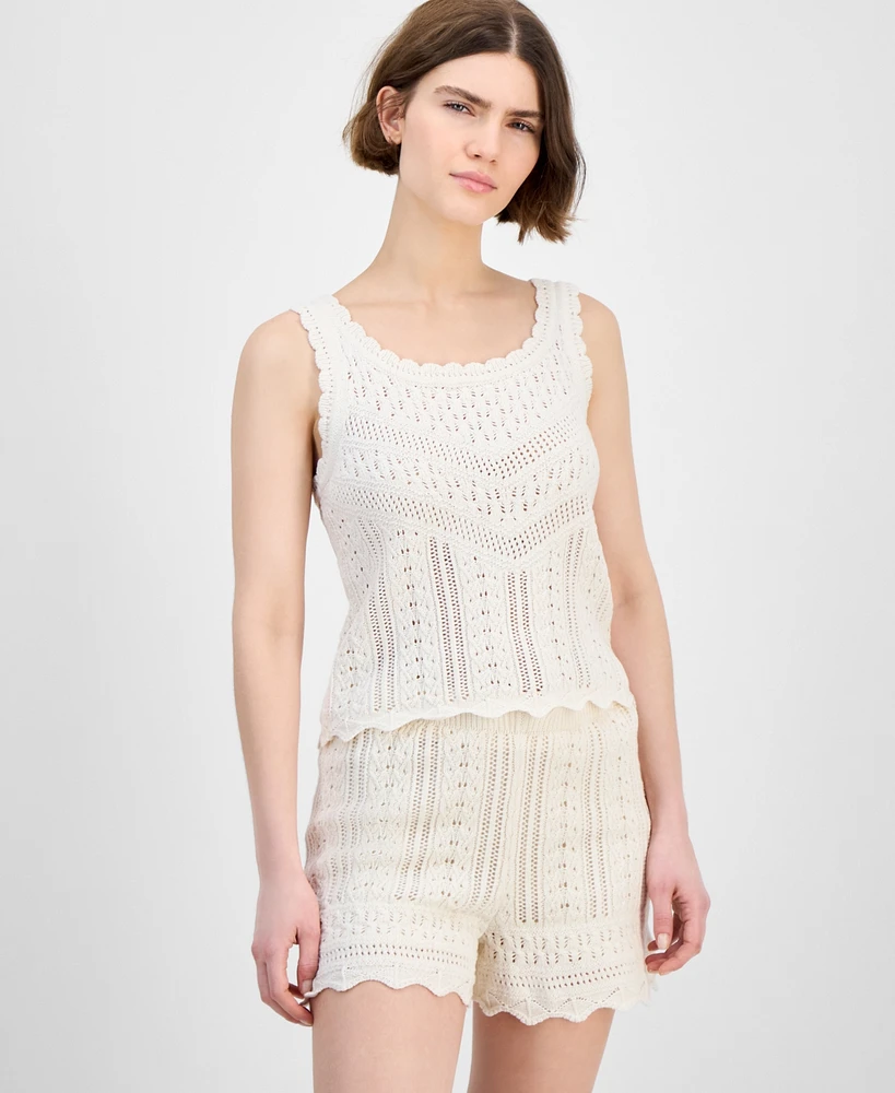 And Now This Women's Pointelle Sweater Tank Top, Exclusively at Macy's