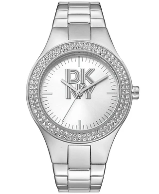 Dkny Women's Parsons Glitz Stainless Steel Bracelet Watch