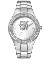 Dkny Women's Parsons Glitz Stainless Steel Bracelet Watch