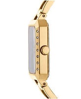 Dkny Women's Uptown Glitz Gold-Tone Stainless Steel Bracelet Watch, 36mm