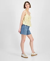 And Now This Women's Lace-Trim Floral Peplum Top, Exclusvely at Macy's