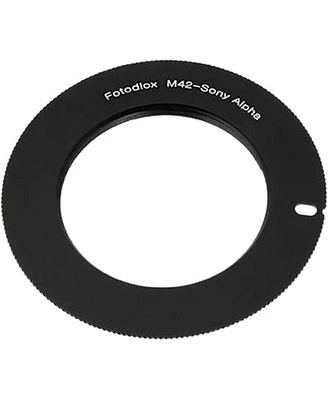 Fotodiox Lens Mount Adapter for M42 Type 1 (42mm x1 Screw Mount) Lens to Sony Alpha A-Mount (and Minolta Af) Mount Slr Camera Body