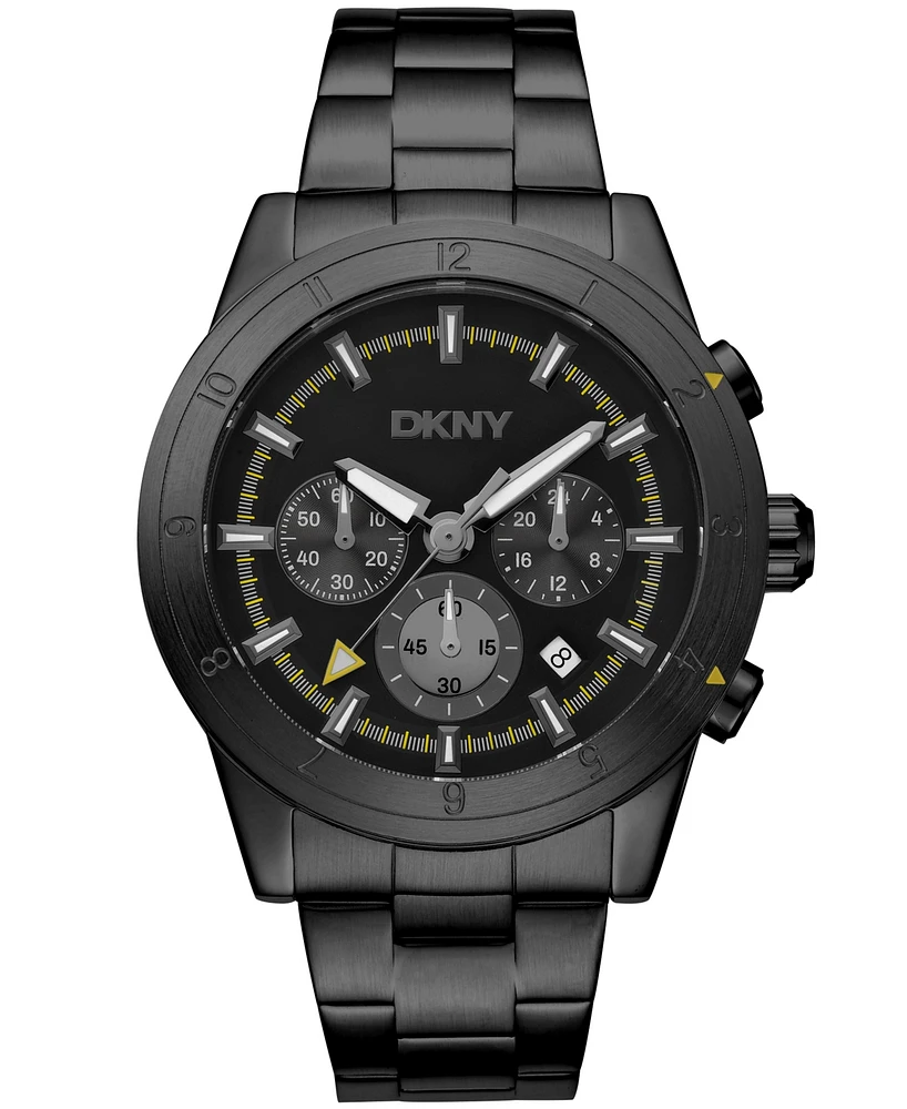 Dkny Men's Bryant Park Chronograph Stainless Steel Bracelet Watch