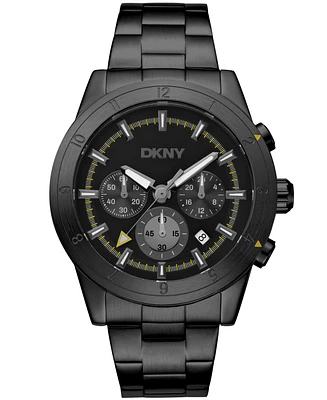 Dkny Men's Bryant Park Chronograph Stainless Steel Bracelet Watch
