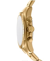 Dkny Men's Central Park Chronograph Gold-Tone Stainless Steel Bracelet Watch, 42mm