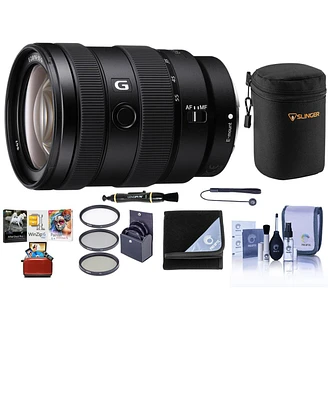 Sony E 16-55mm f/2.8 G Lens, Bundle with ProOptic 67mm Filter Kit, Lens Case, Cap Tether, Cleaning Kit, Lens Wrap, Lens Pen Lens Cleaner, Mac Software