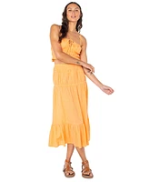 Roxy Juniors' Sunset Mist Cotton Square-Neckline Top