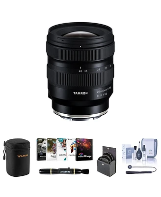 Tamron 20-40mm f/2.8 Di Iii Vxd Lens for Sony E Bundle with Corel Pc Software Kit, 67m Filter Kit, Lens Case, Lens Cleaner, Cleaning Kit, Universal Le