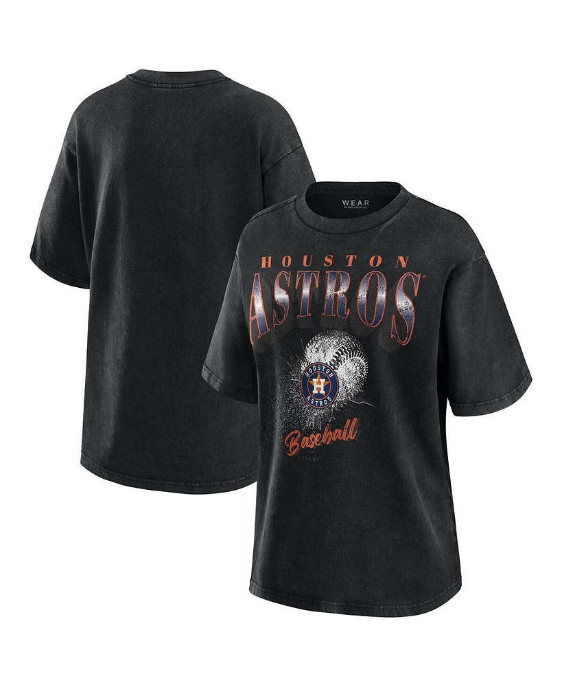 Wear By Erin Andrews Women's Charcoal Houston Astros Boyfriend T-Shirt