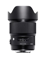 Sigma 20mm f/1.4 Dg Hsm Art Lens for Nikon F, Bundle with Flex Lens Shade, Lens Wrap, Lens Case, Cleaning Kit, Cleaner, Sigma Usb Dock