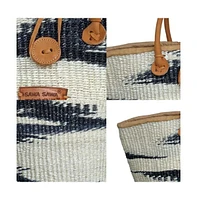 Balance Peace Handmade Sisal Straw Basket Tote Bag