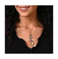 Sohi Women's Snakehead Pendant Necklace