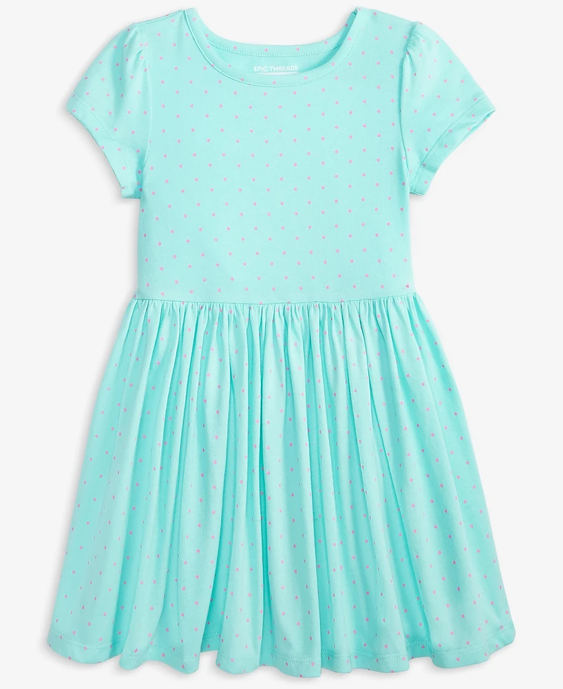 Epic Threads Toddler Girls Micro Dot Dress, Exclusively at Macy's