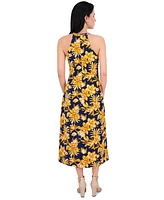 Siena Women's Printed Halter-Neck Sleeveless Maxi Dress