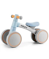 Costway Baby Balance Bikes w/4 Wheels for 12-36 Months Mini Bike