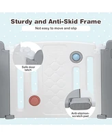 Costway Baby 14 Panels Safety Playpen Activity