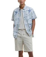 Barbour Men's Valleyfield Leaf-Print Shirt