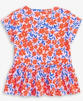 Epic Threads Little & Big Girls Floral Peplum Top, Exclusively at Macy's