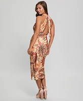 Guess Women's Marsha Sleeveless Asymmetric-Neck Dress