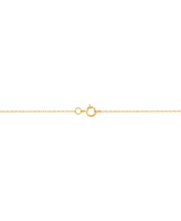 Polished Mother & Child Pendant 18" Necklace in 10k Gold