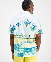 Club Room Men's Tropical Painted Shirt, Exclusively at Macy's