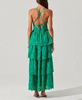 Astr the Label Women's Faeryn Cotton Maxi Dress