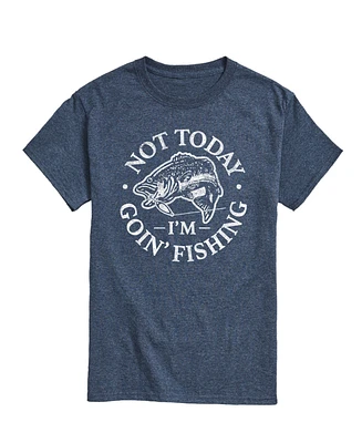 Airwaves Men's Not Today Going Fishing Short Sleeve T-Shirt