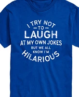 Airwaves Men's Laugh at My Own Jokes Short Sleeve T-Shirt