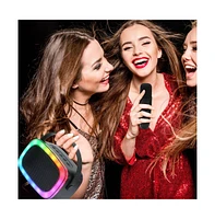 Mini Bluetooth Karaoke Portable Speaker with Wireless Mic