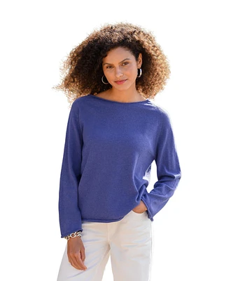 Celtic & Co. Women's Supersoft Boat Neck Sweater
