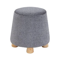Denison Round Chenille Ottoman