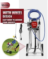 Silvel Airless Paint Sprayer, 1200W High Efficiency Airless Sprayer, 3300 Psi Electric Paint Sprayer Machine with Extension Rod for Interior Exterior