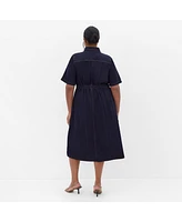 City Chic Plus Jade Denim Dress