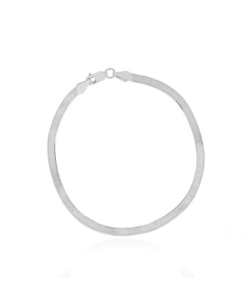 The Lovery Mini Herringbone Bracelet 14K Gold