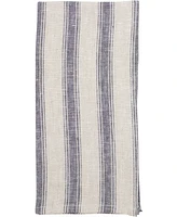 Saro Lifestyle Classic Striped Pure Linen Napkins, 20" x 20"