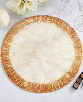 Saro Lifestyle Glow Capiz Placemats, 15" Round