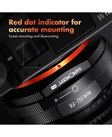K&F Concept Kf M18115 High-precision Pro Lens Adapter Ring, Matte Paint, Orange Secondary Oxide, Nikon G to Fuji Fx